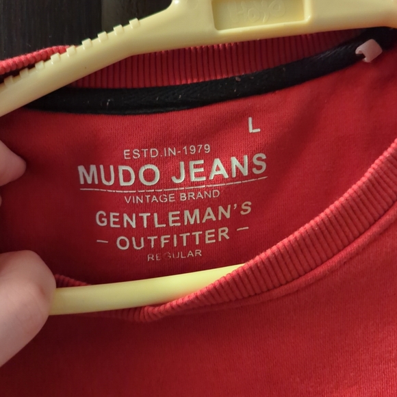 Mudo JEANS 1979 Vintage SweaterWith POCKETS, MEN Size Large - Picture 9 of 9